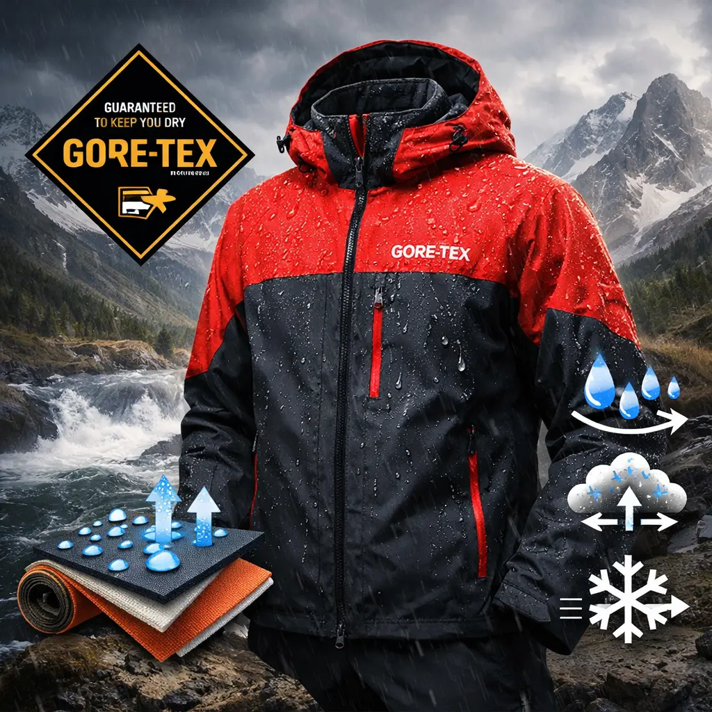 کاپشن گورتکس چیست؟ راهنمای کامل خرید، نگهداری و تشخیص اصالت + بهترین قیمت کاپشن استوک اورجینال