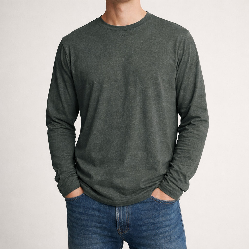 تیشرت آستین‌بلند استوک اورجینال H&M سایز XL | استوک مارک‌باز