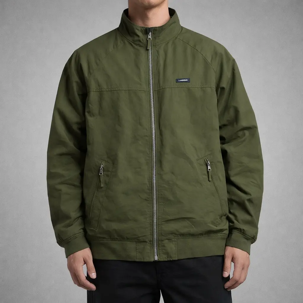 کاپشن شهری استوک اورجیتال زیتونی-سایز لارج-استوک مارکباز