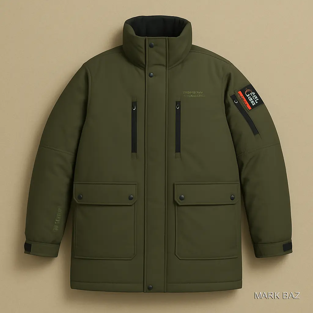 کاپشن زمستانی ENDLOSE مردانه ضدباد و پر طبیعی | سایز 105 استوک مارکباز