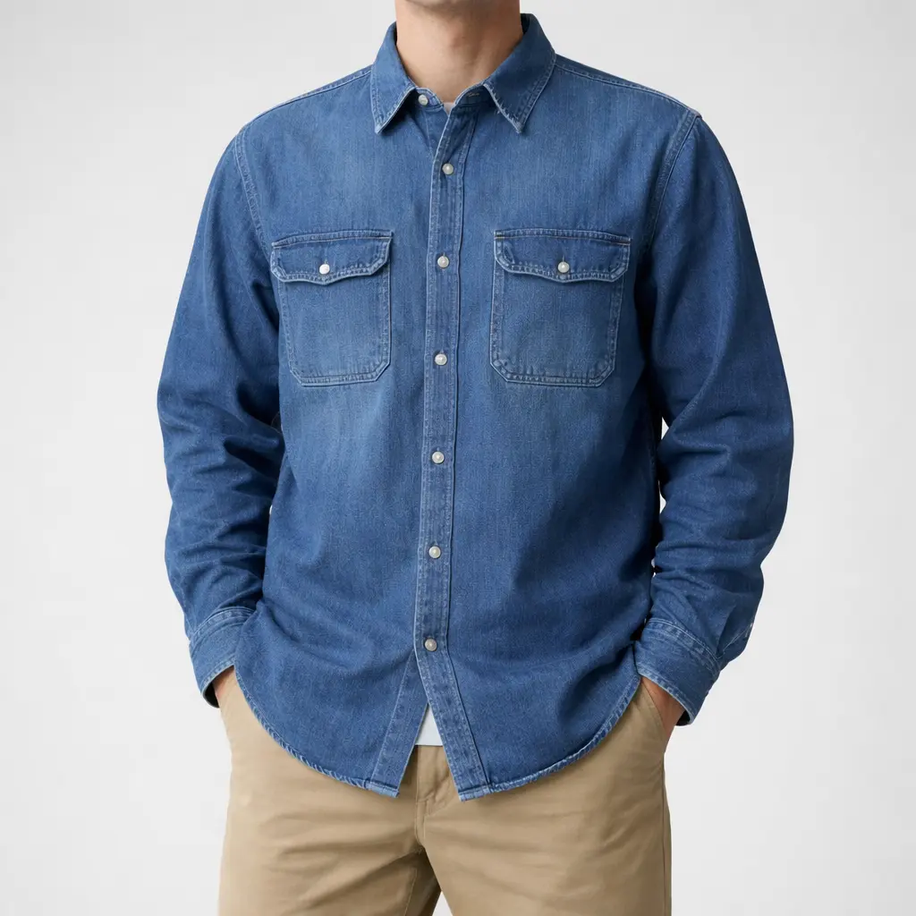 پیراهن جین مردانه Lee Cooper سایز L | استوک اورجینال – استوک مارک باز