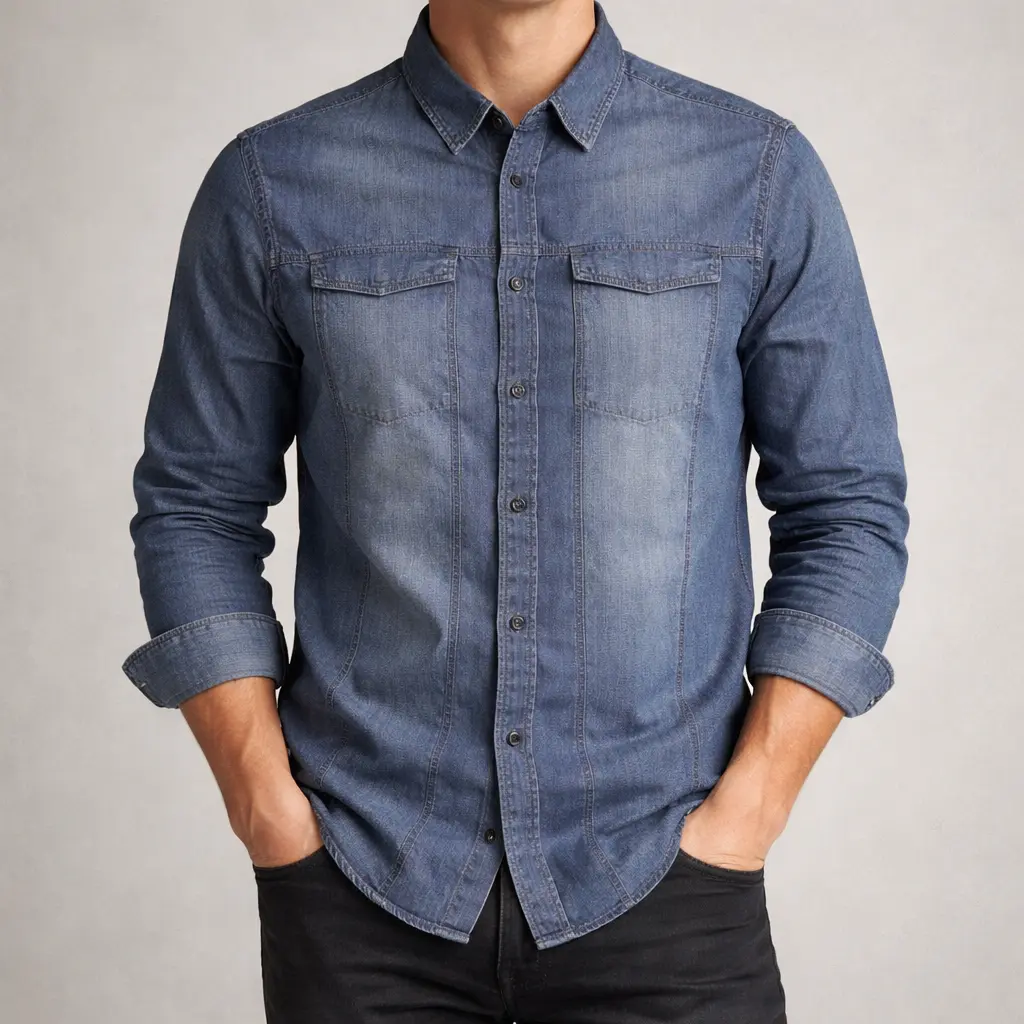 پیراهن جین مردانه Calvin Klein  سایز XL | استوک اورجینال  – استوک مارک باز