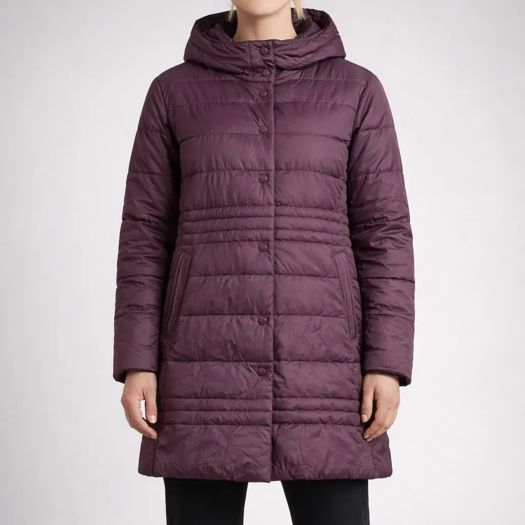 کاپشن پر سبک زنانه Ecole de Paris استوک اورجینال؛ سایز M-استوک مارکباز