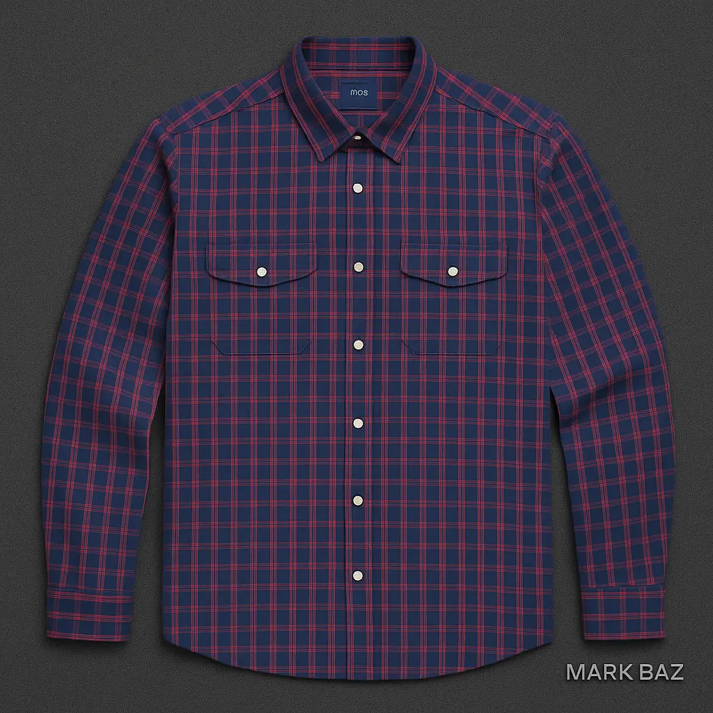 پیراهن چهارخانه مردانه استوک اورجینال max سایز L | فروشگاه استوک مارک باز