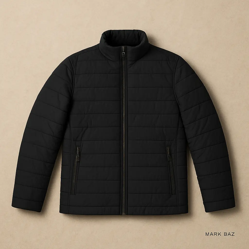 کاپشن پر طبیعی MENEM مردانه | گرم، سبک و اورجینال – استوک مارک باز