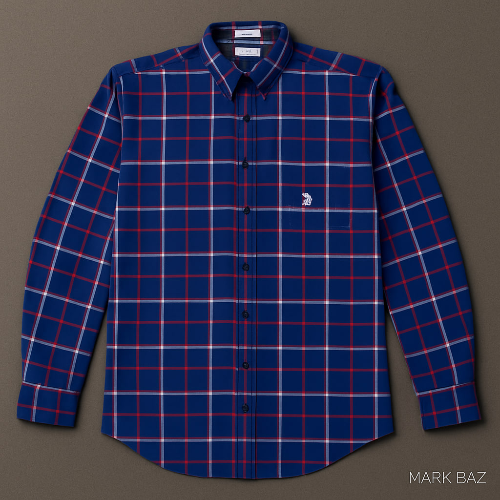 پیراهن چهارخانه مردانه پولو سایز XL  | استوک اورجینال – استوک مارک باز