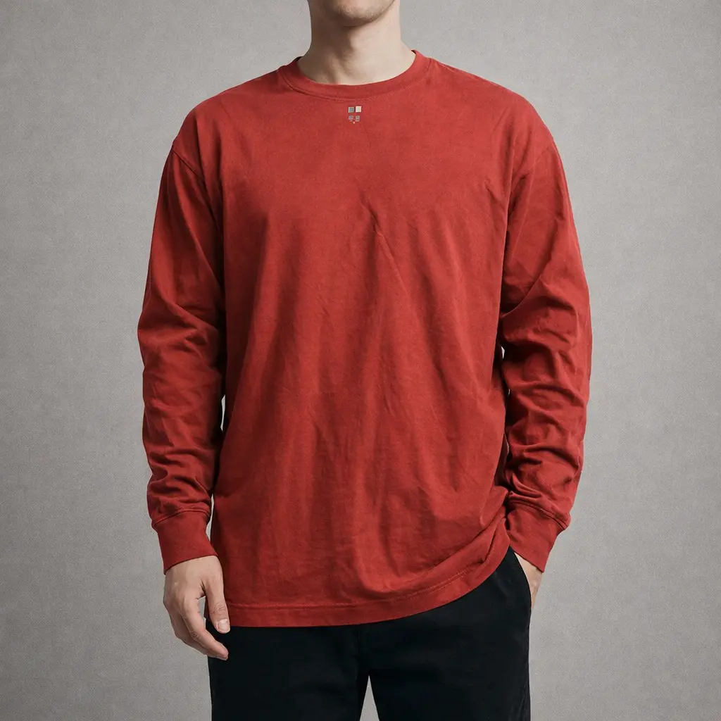 تیشرت آستین‌بلند اورجینال مردانه | جنس100% پنبه ای | استوک مارک باز