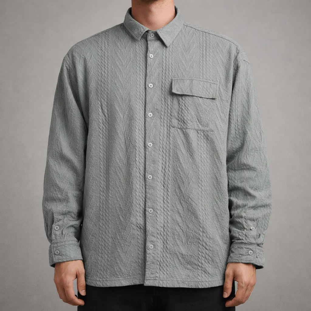 پیراهن پشمی مردانه استوک  اورجینال | سایز XL | استوک مارک باز