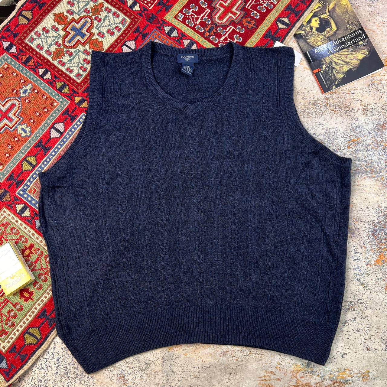 بافت  بدون آستین مردانه Dockers استوک اورجینال سایز M | استوک مارک باز