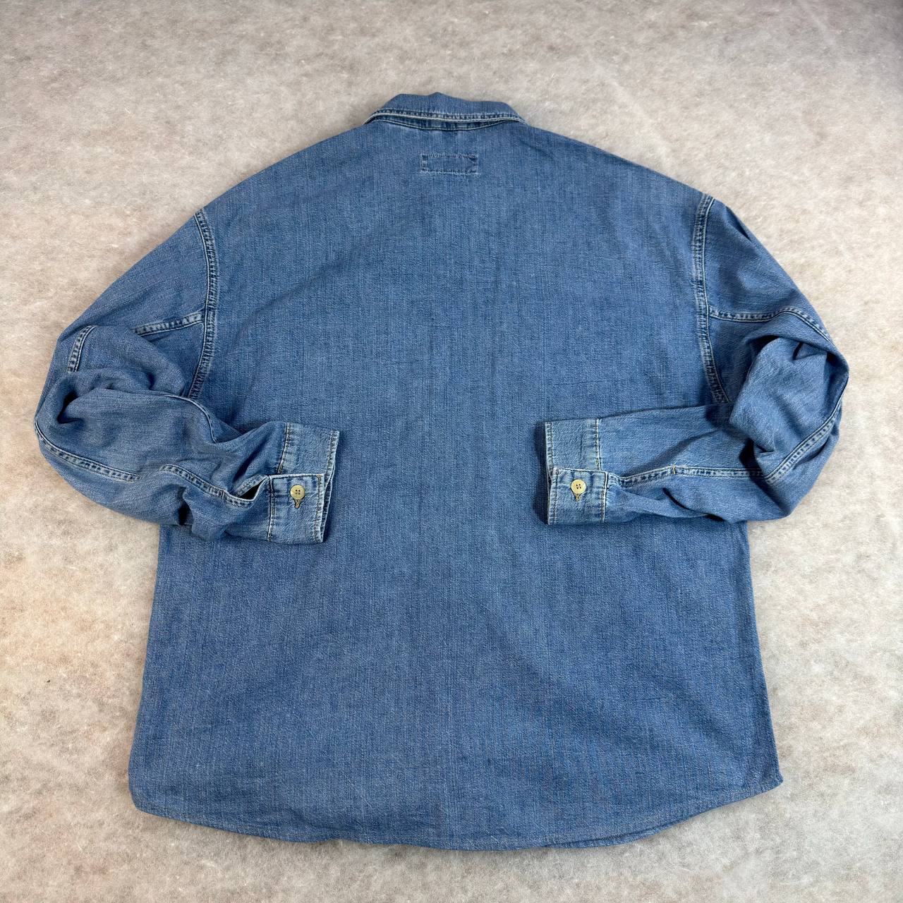 خرید پیراهن جین مردانه جک جونز-سایزXL- استوک  اورجینال | استوک مارک باز