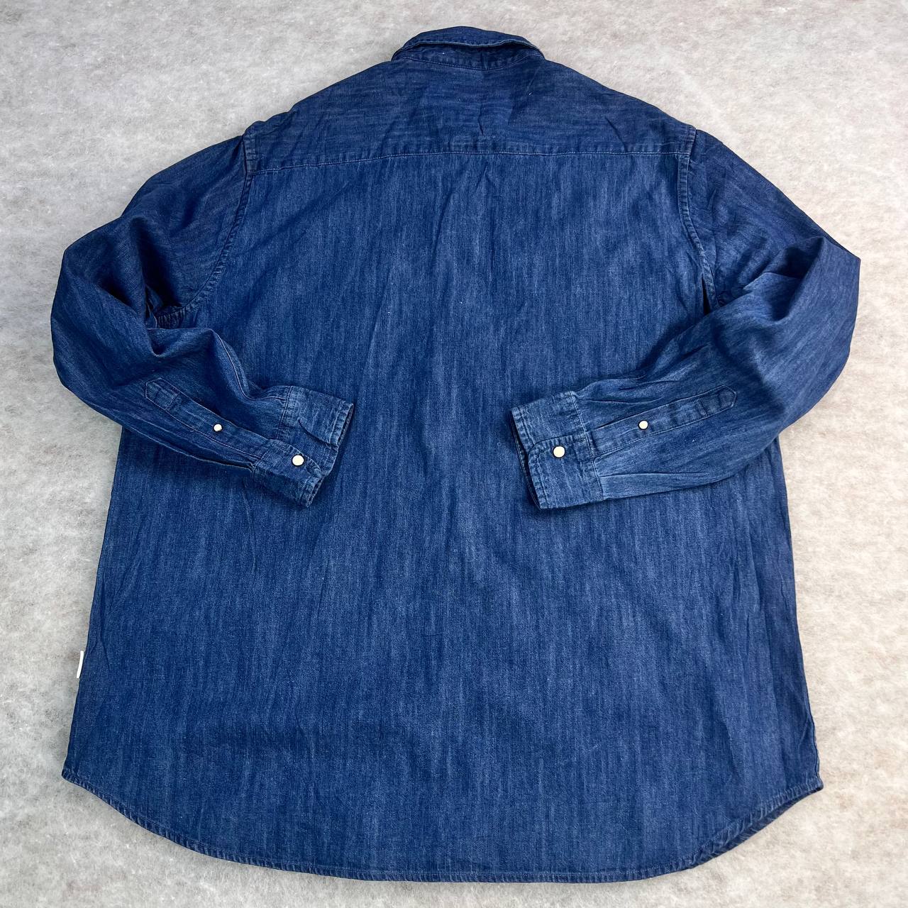 پیراهن جین مردانه اورجینال Lee Cooper استوک | سایز XL | استوک مارک باز