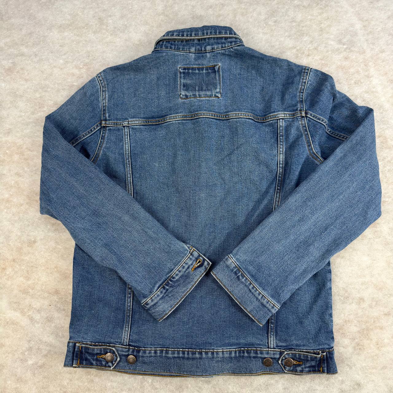 کت لی مردانه Pull&Bear استوک اورجینال | جین آبی کلاسیک-استوک مارکباز