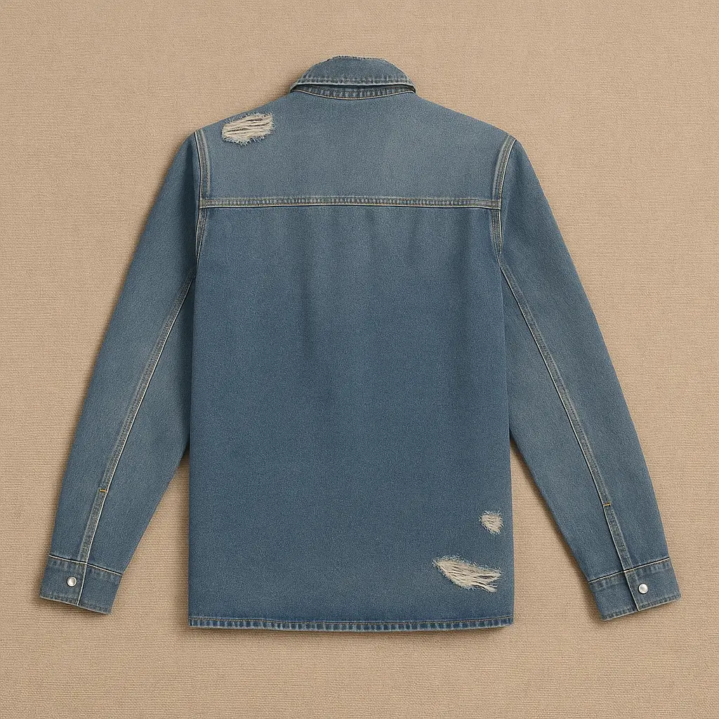 پیراهن جین مردانه زارا اورجینال | 100٪ نخ | استوک مارکباز