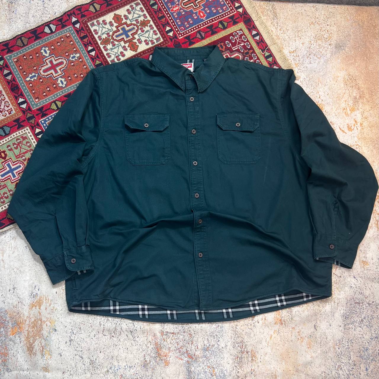 پیراهن کتان  مردانه Wrangler آمریکایی اورجینال | استوک مارکباز