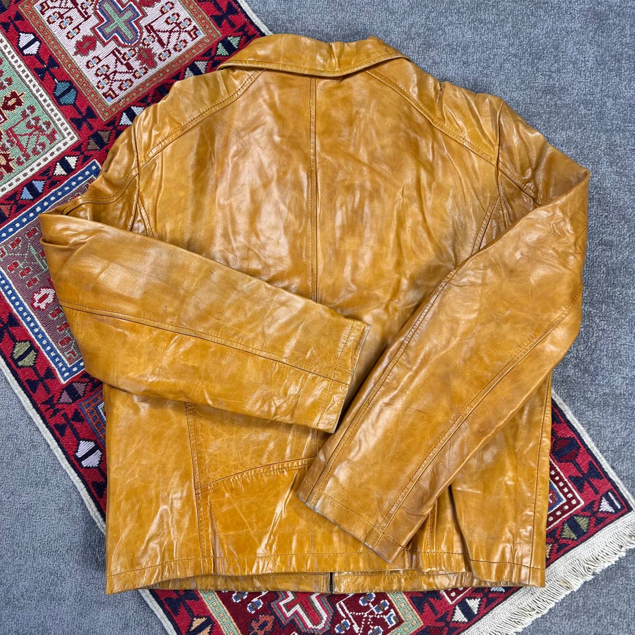 کاپشن چرم مردانه  اورجینال  برند Easy Wear  | سایز XL | استوک مارکباز