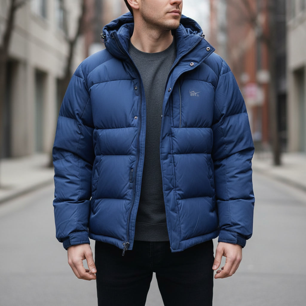 کاپشن پف‌دار مردانه BANGBANG JEANS کره‌ای |اورجینال استوک اورجینال