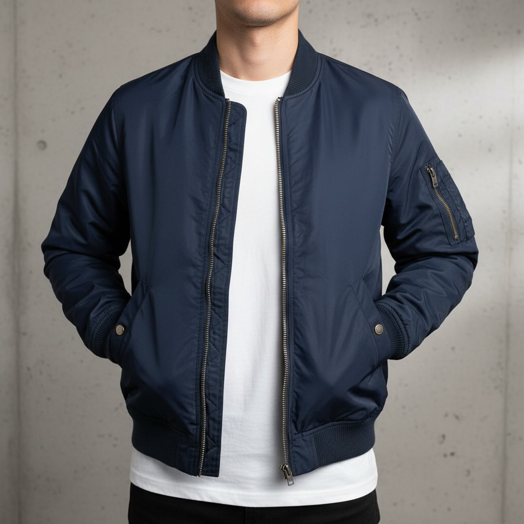 کاپشن خلبانی مردانه H&M L.O.G.G اورجینال – | استوک مارکباز