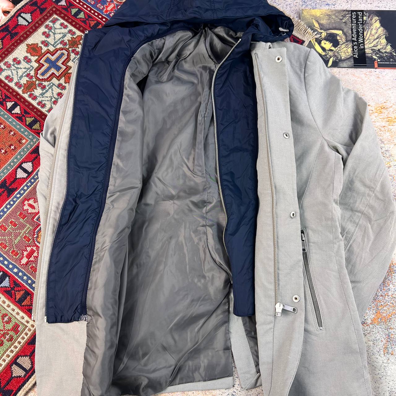 کاپشن مردانه استوک ارجینال ZARA ساخت مراکش-سایزL-استوک مارکباز