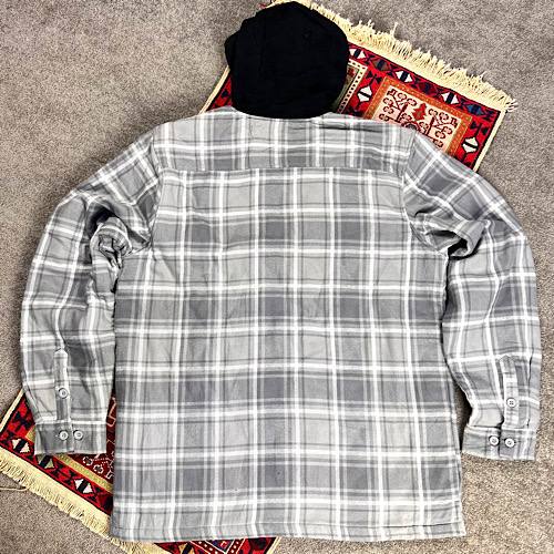 پیراهن پشمی آستر‌دار کلاه‌دار Bench استوک اورجینال | استوک مارک باز