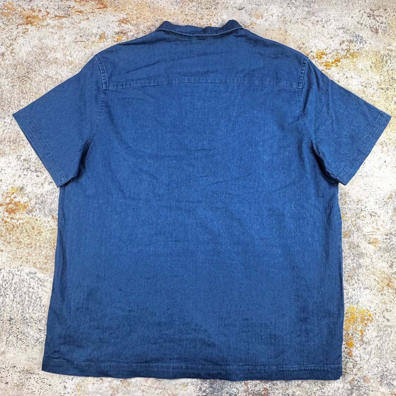 تیشرت جین یقه‌دار ASOS مردانه |  استوک اورجینال- سایز XL-استوک مارکباز