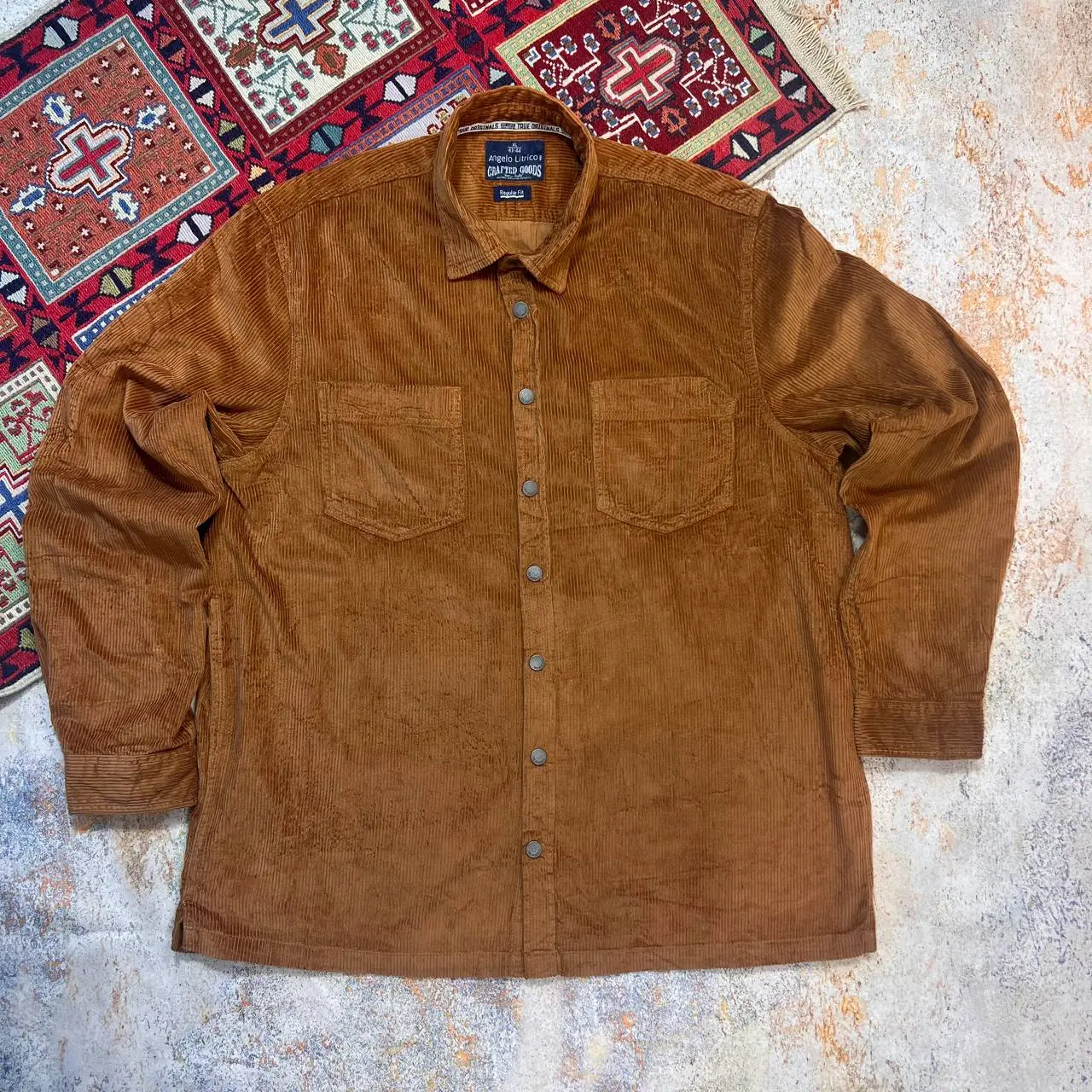 پیراهن مخمل کبریتی مردانه C&A   استوک اورجینال | استوک مارک باز