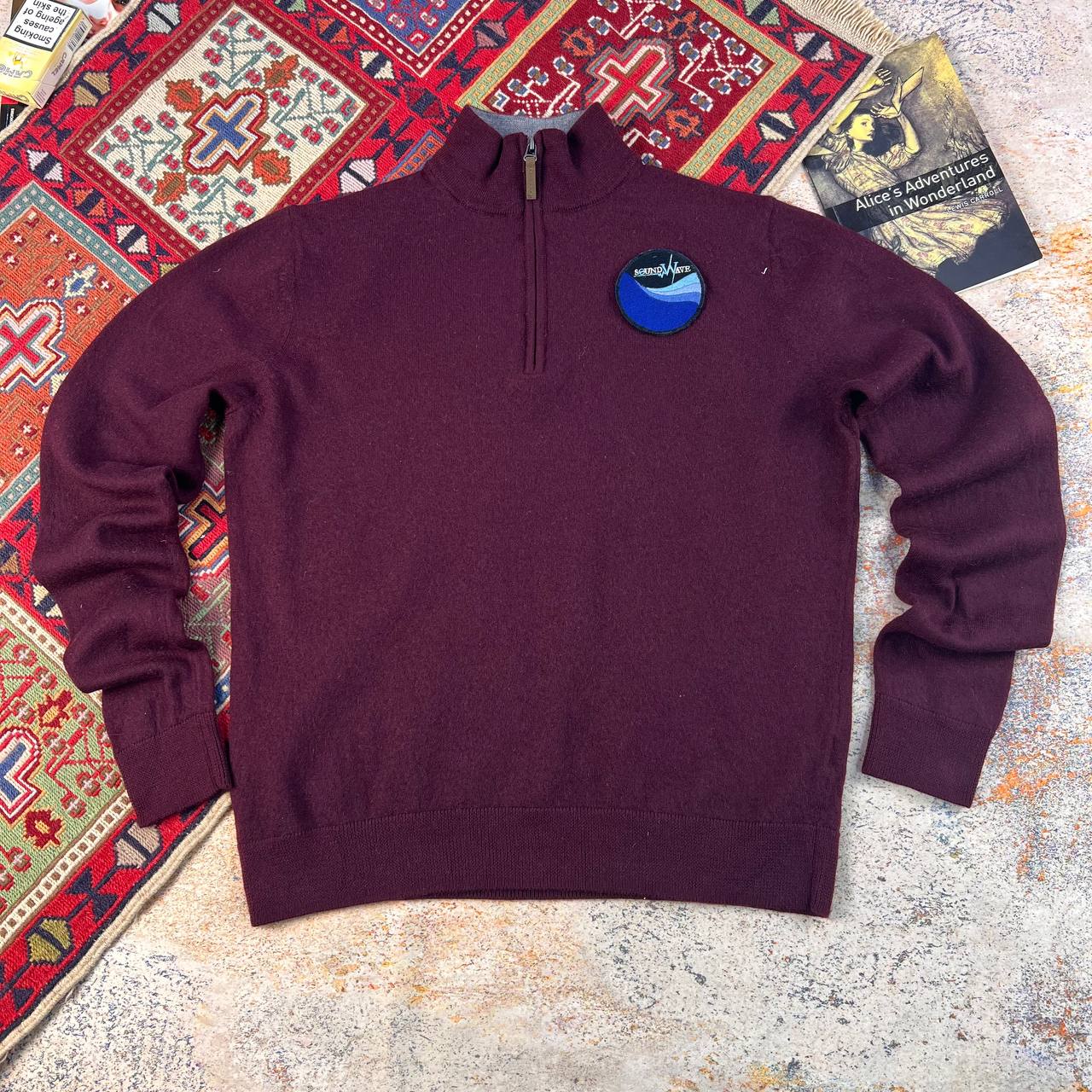 بافت نیم‌زیپ مردانه استوک برند Nordstrom  اصل | سایز میدیوم  استوک امارکباز