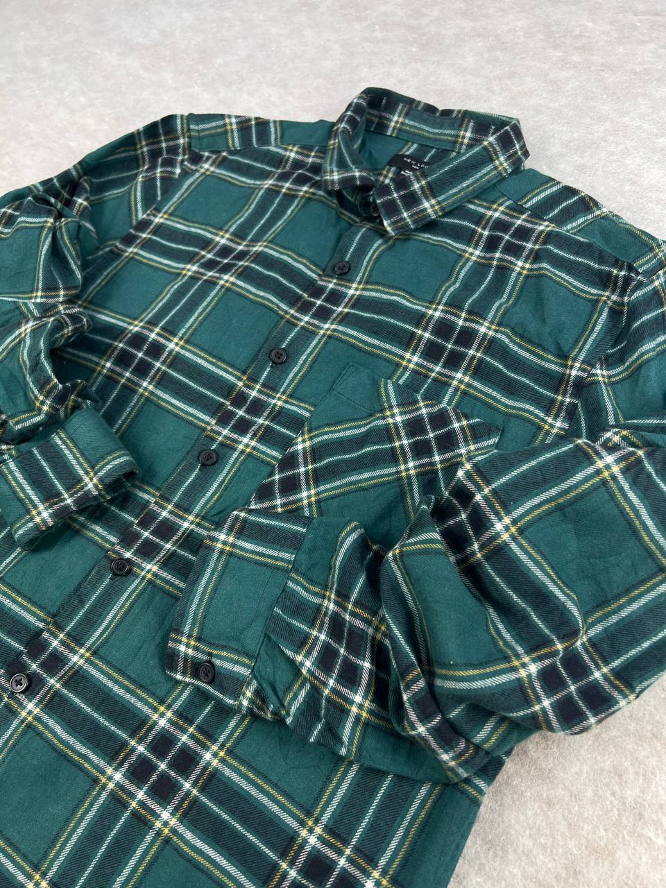 پیراهن پشمی چهارخانه مردانه استوک New Look | سایز M استوک اورجینال