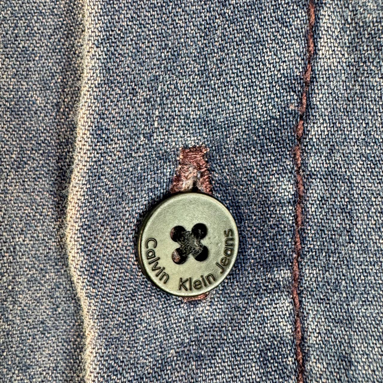 پیراهن جین مردانه Calvin Klein  سایز XL | استوک اورجینال  – استوک مارک باز