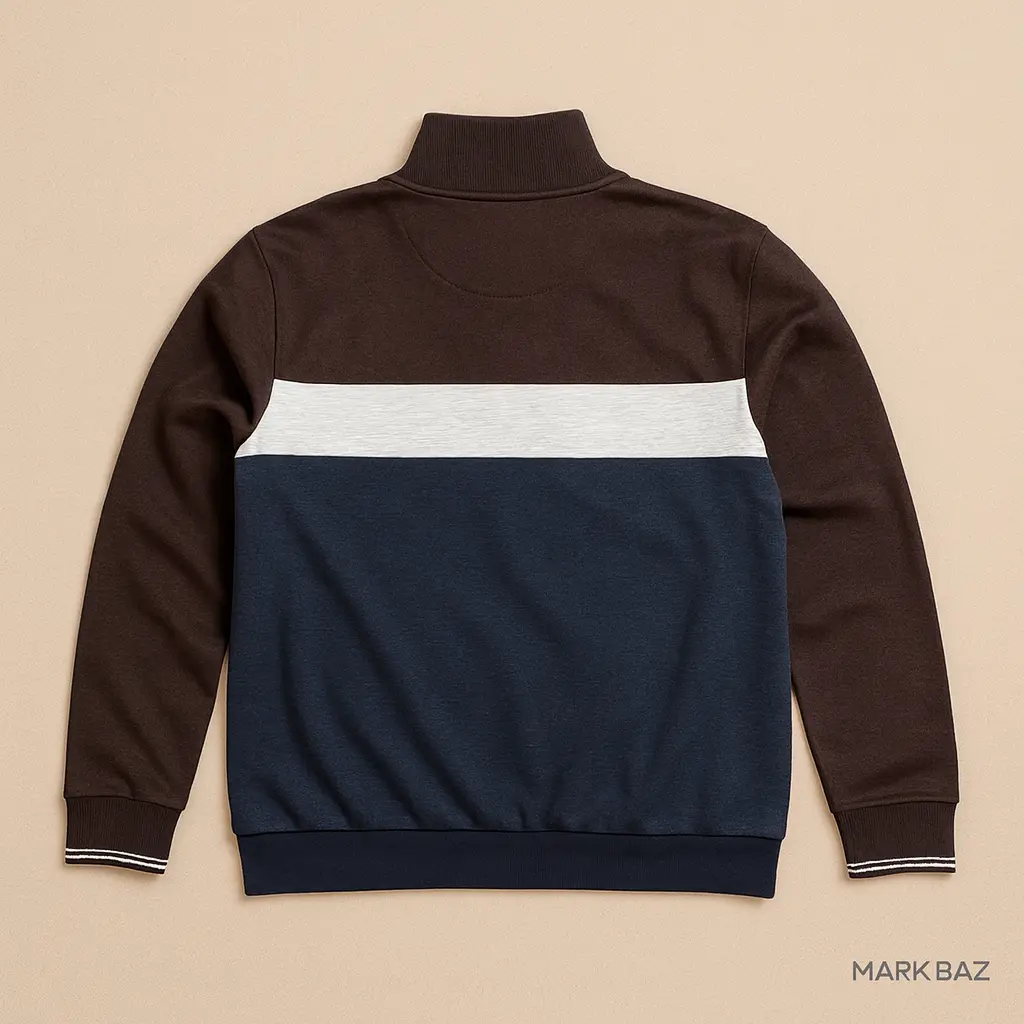 سویشرت مردانه نیم‌زیپ | اورجینال استوک مارکباز