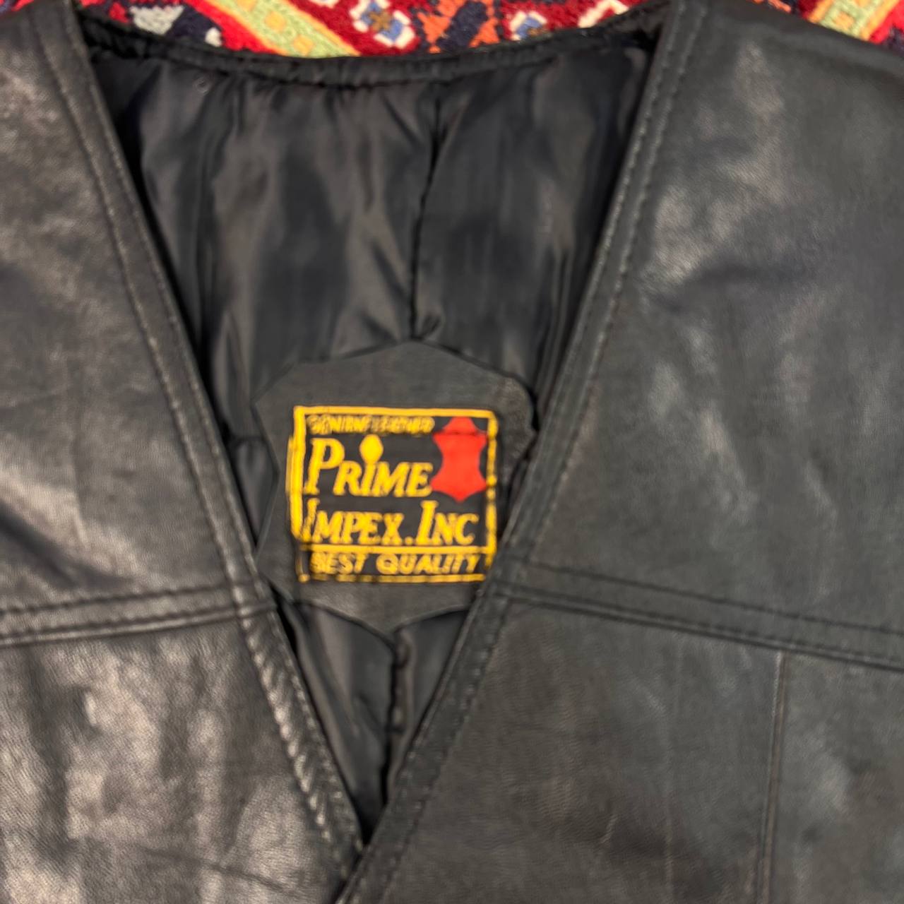 جلیقه چرم مردانه اصل آمریکایی - چرم طبیعی استوک | استوک مارک باز