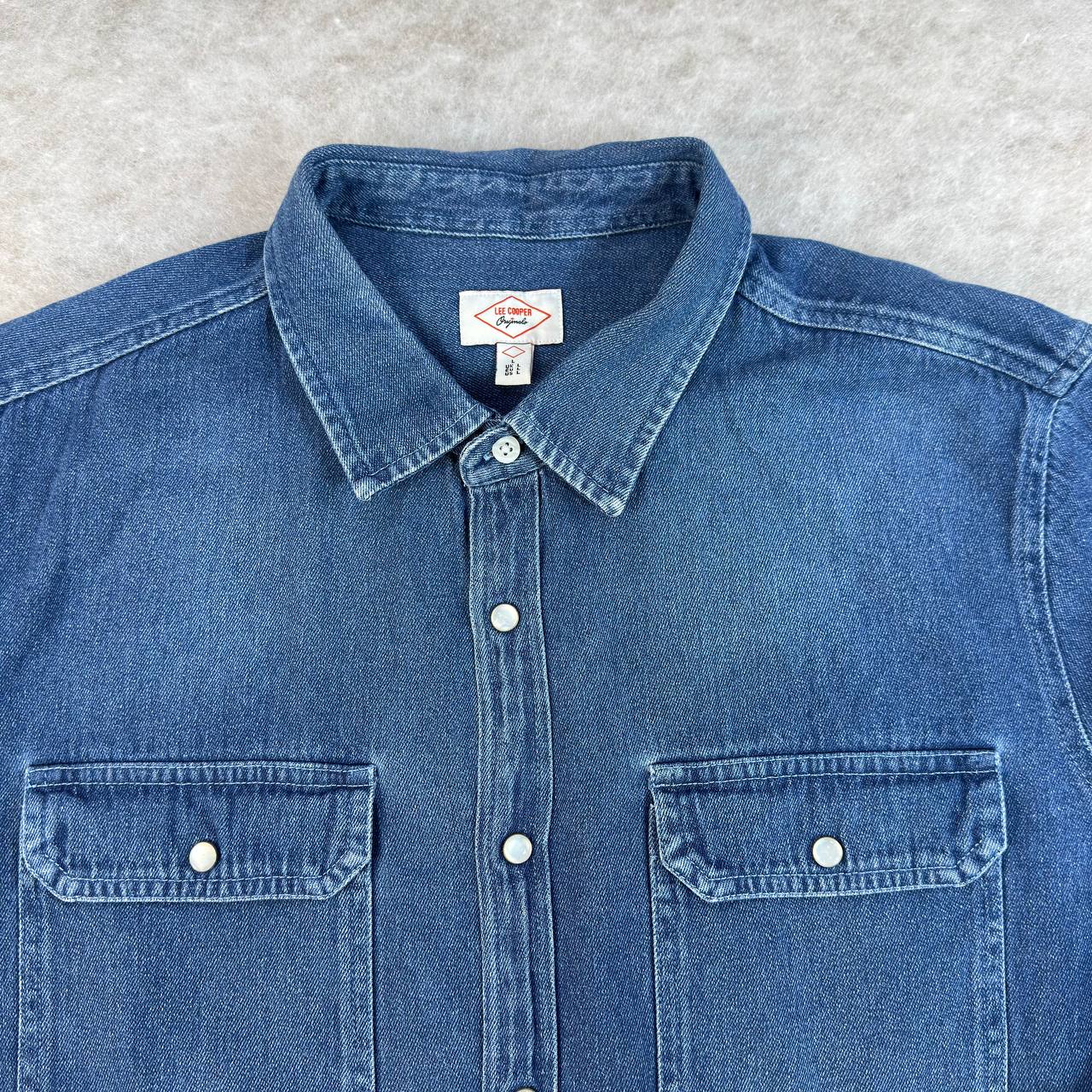 پیراهن جین مردانه Lee Cooper سایز L | استوک اورجینال – استوک مارک باز