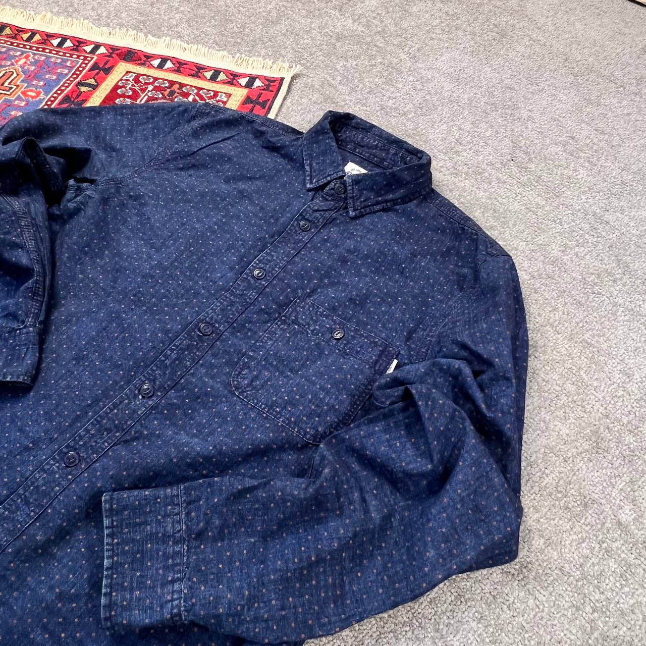 پیراهن جین مردانه استوک اورجینال | طرح‌دار | استوک مارک باز