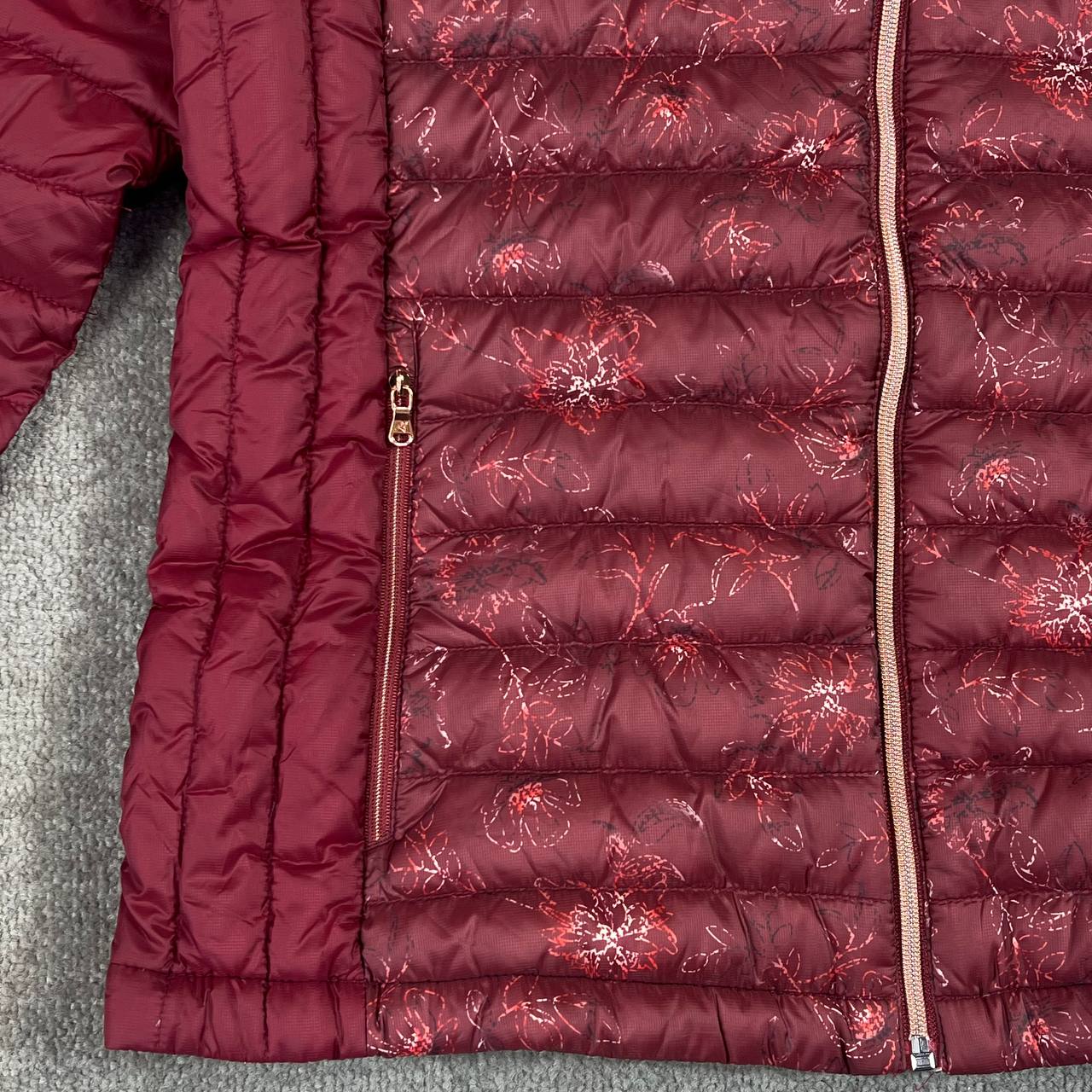 کاپشن پر سبک زنانه Westwood | طرح گل‌دار شیک| استوک مارک باز