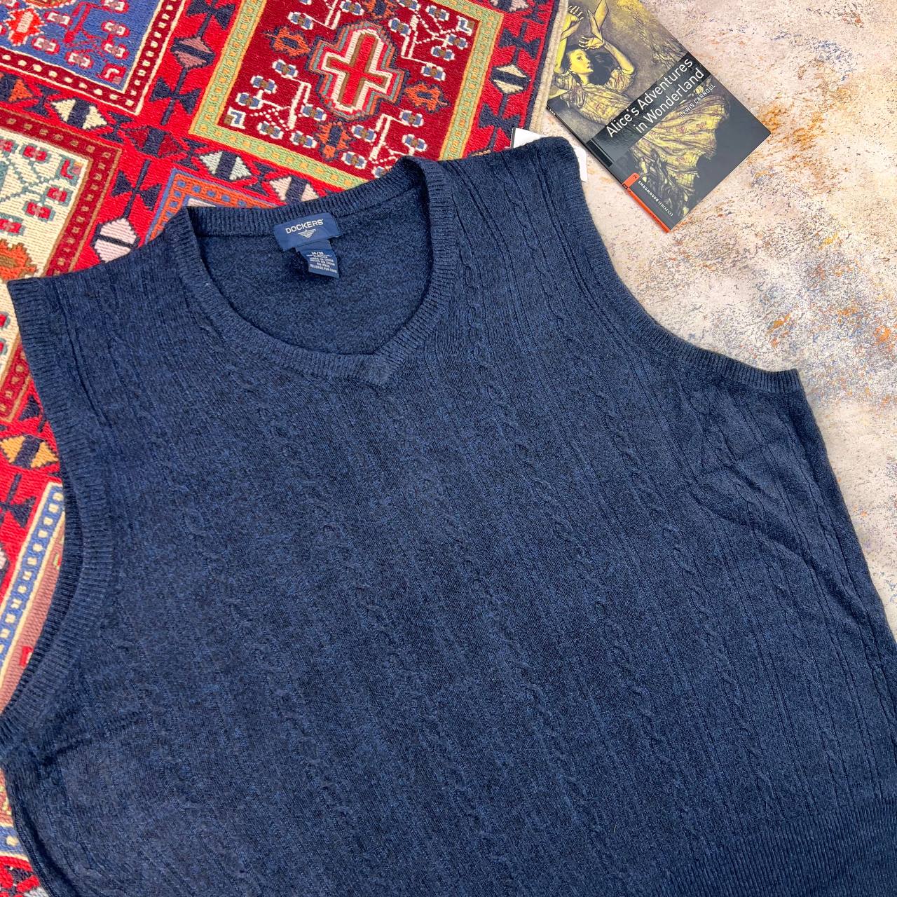 بافت  بدون آستین مردانه Dockers استوک اورجینال سایز M | استوک مارک باز