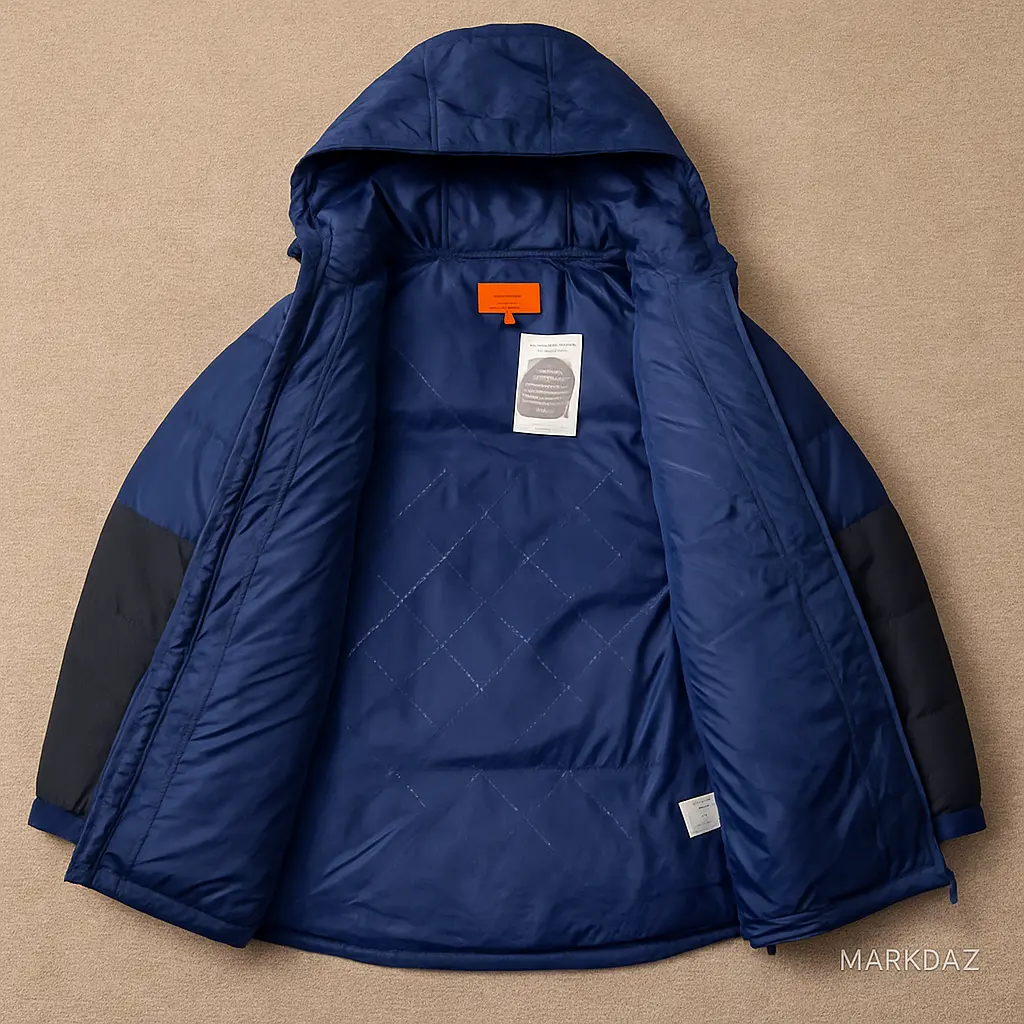 کاپشن پر مردانه PRÄUS؛ گرم، سبک و اورجینال ساخت کره | استوک مارک باز