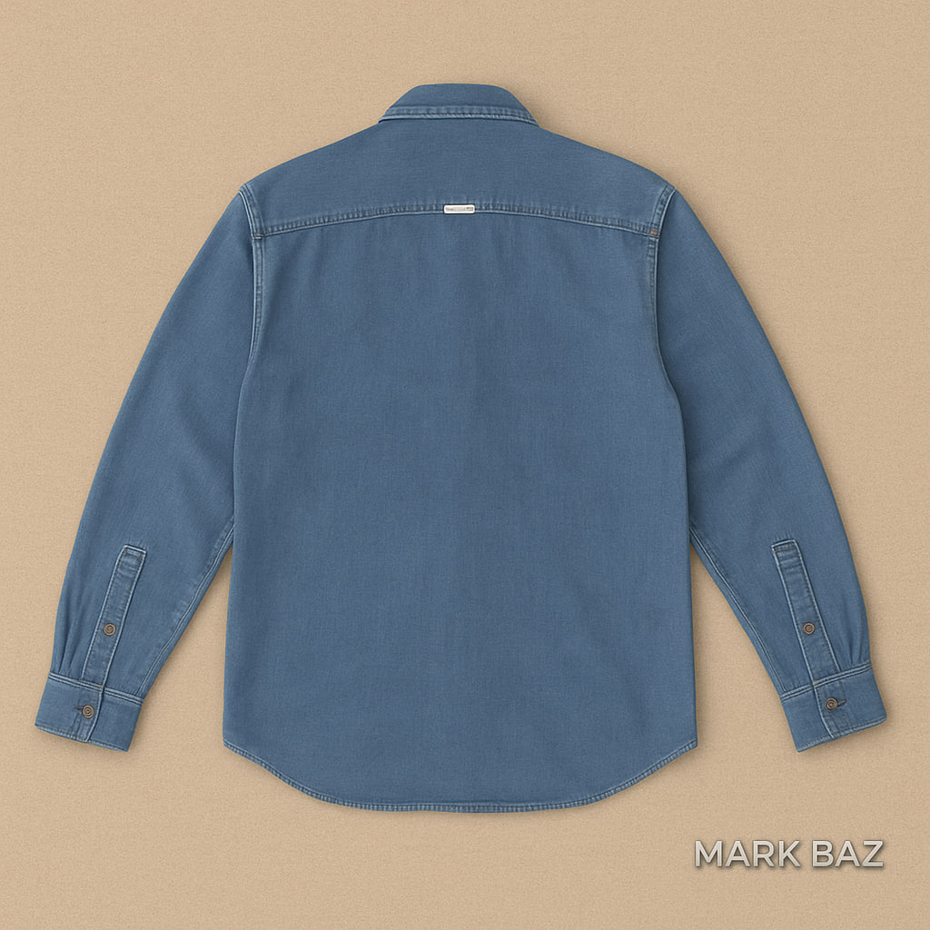 پیراهن جین استوک  اورجینال JAG مردانه | رنگ آبی نچرال وینتیج  مارکباز