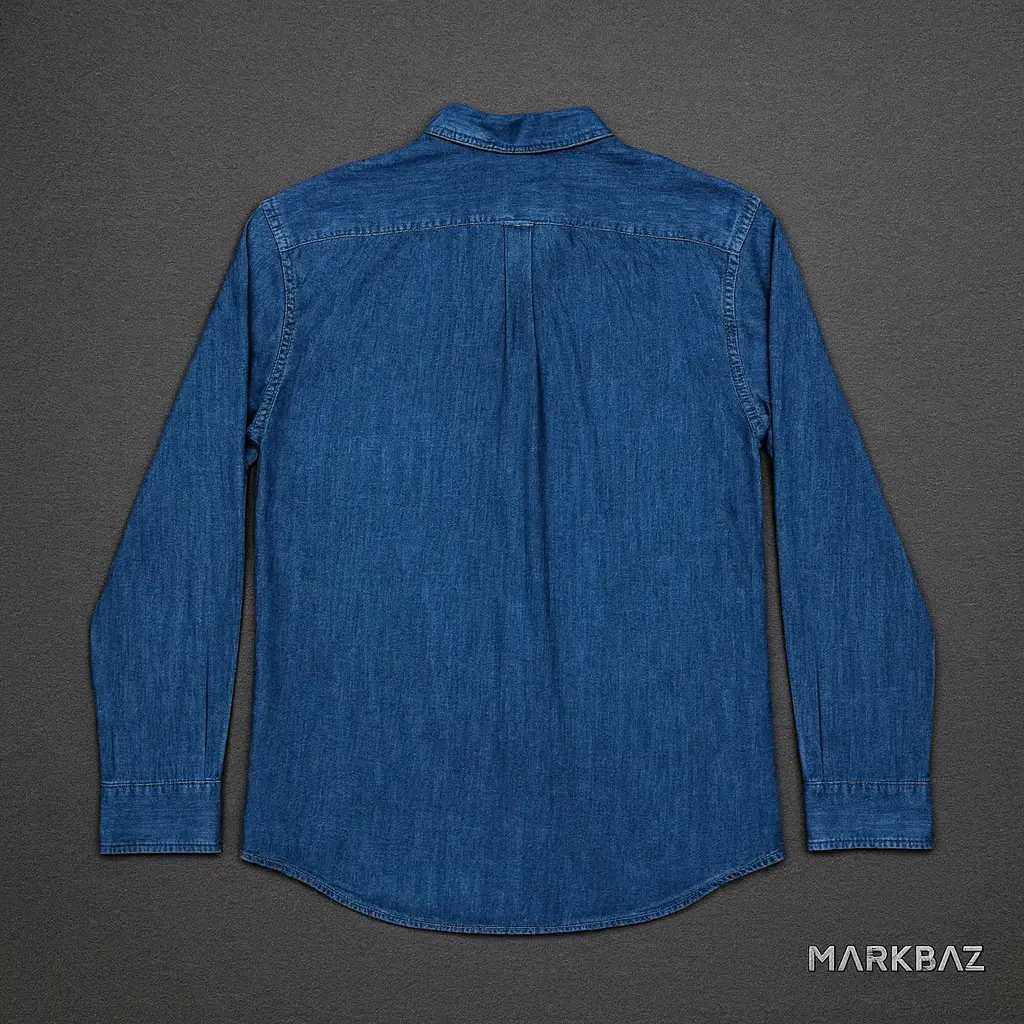 پیراهن جین استوک اورجینال GAP مردانه Slim Fit سایز XL | استوک مارک‌باز