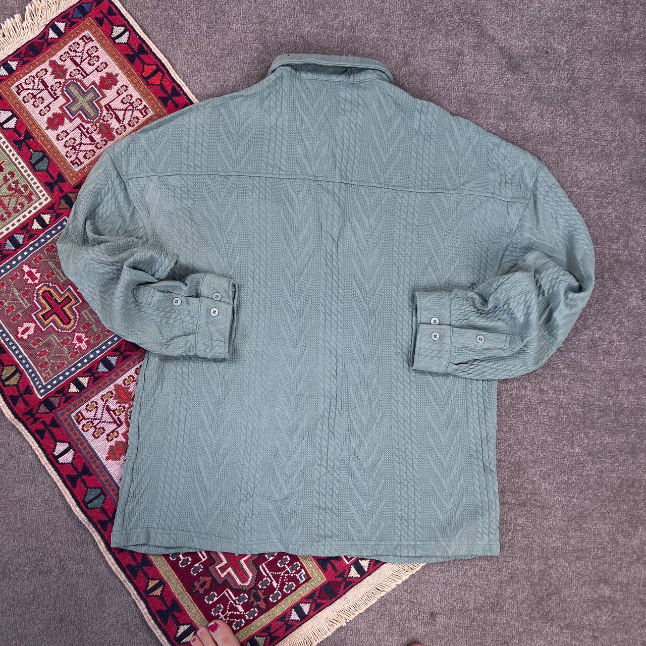 پیراهن پشمی مردانه استوک  اورجینال | سایز XL | استوک مارک باز