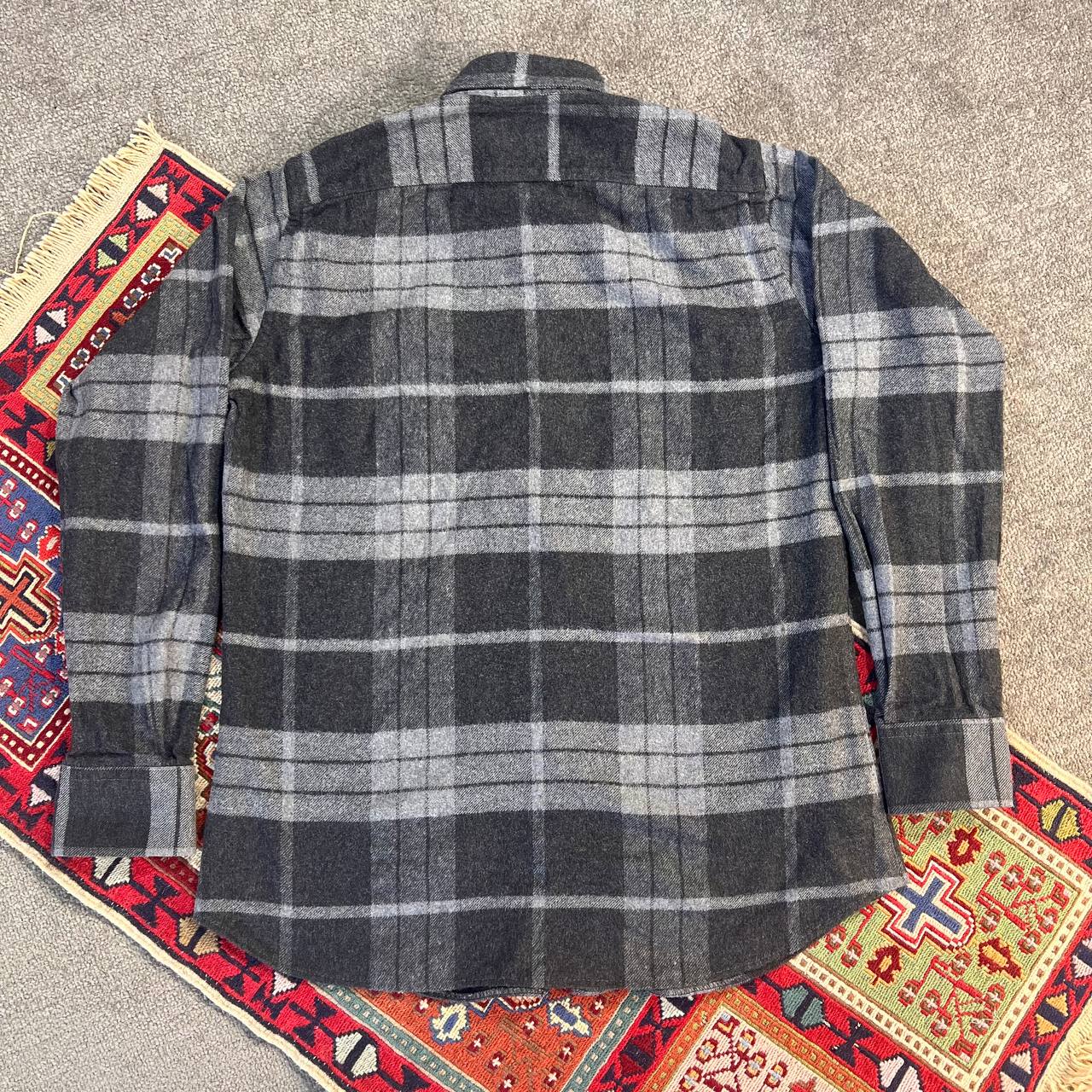 پیراهن فلانل چهارخانه اورجینال مردانه | سایز s | استوک مارک باز