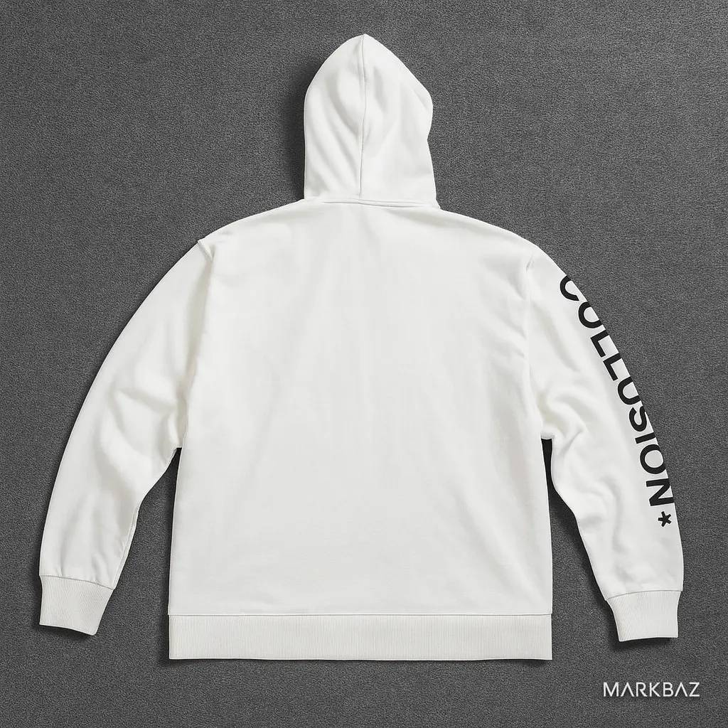 هودی سفید COLLUSION مدل X چاپی مردانه| استوک مارکباز