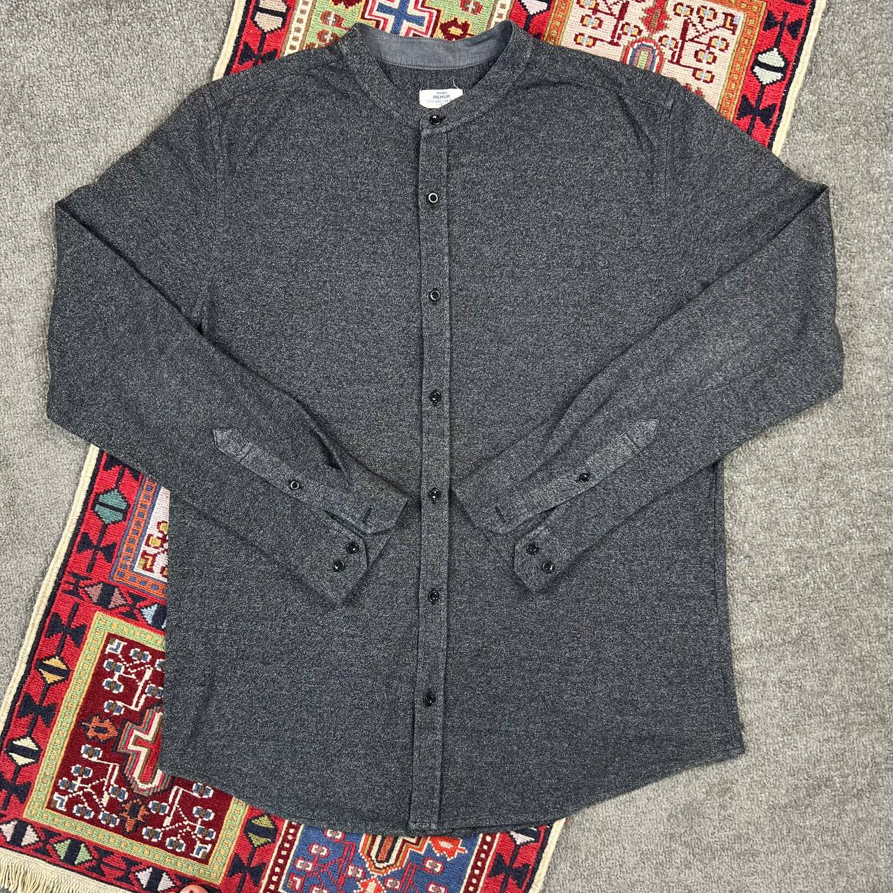 پیراهن مردانه یقه دیپلمات Slim Fit استوک اورجینال| سایز L | استوک مارک باز