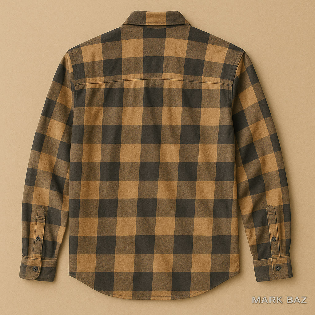 پیراهن چهارخانه پشمی نازک مردانه H&M Divided