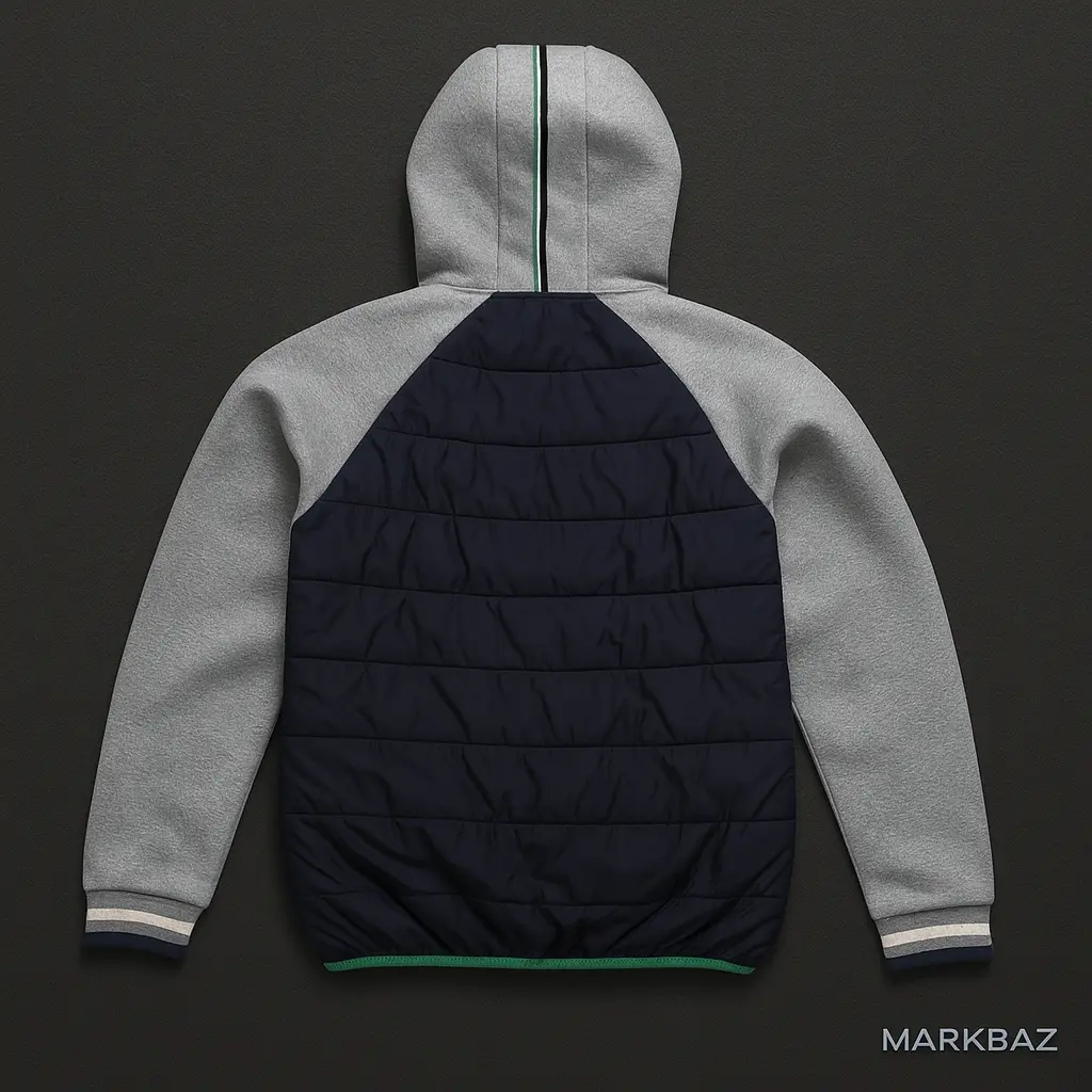 خرید کاپشن ترکیبی پافر و سوییشرت برند Orchestra اورجینال