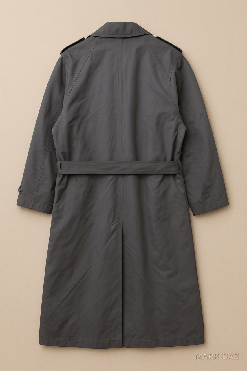 کت BALENCIAGA POUR GULF AIR ساخت فرانسه با آستر خزدار قابل جدا شدن | مدل کارآگاهی اورجینال و کمیاب