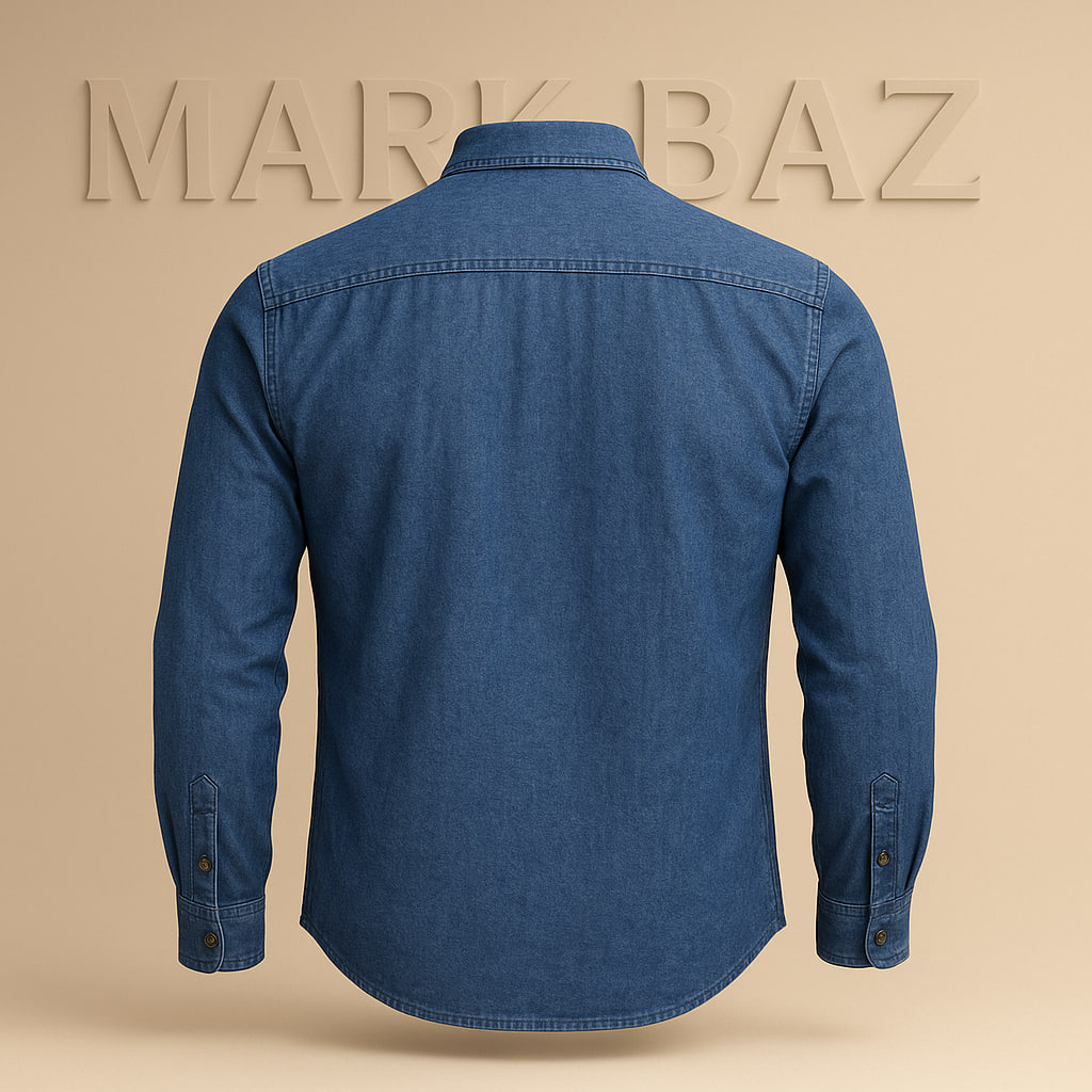 خرید پیراهن مردانه جین آبی Richmod College اماراتی سایز XL | اورجینال، با پارچه 100٪ کتان و دوخت مقاوم مناسب استایل اسپرت و روزانه