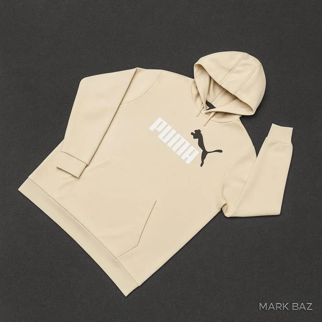هودی بژ اورجینال پوما مردانه | Puma Beige Hoodie استوک مارک باز