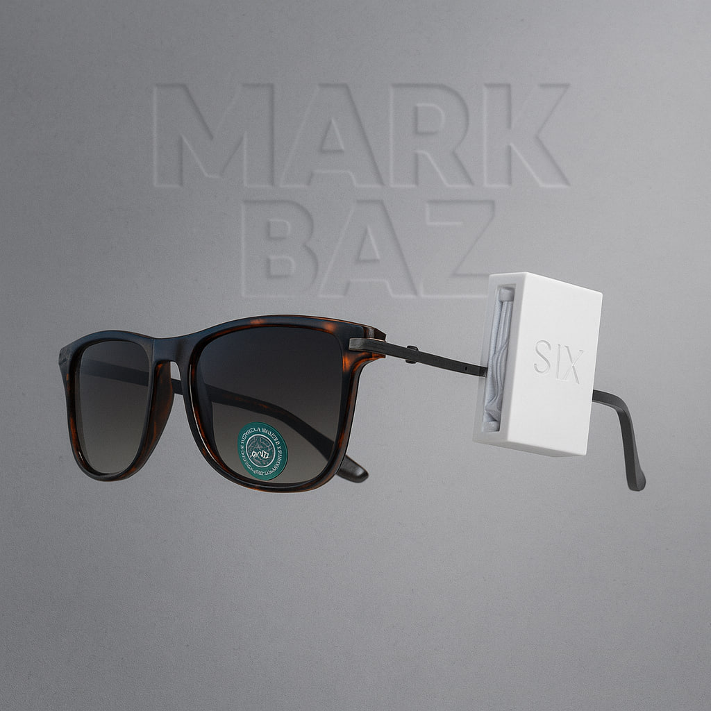بهترین عینک آفتابی مردانه برند SIX آلمان مدل PLN60 با ضمانت اورجینال
