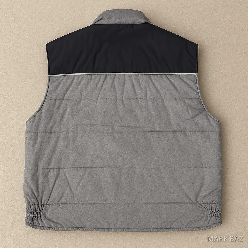 جلیقه کار اورجینال JRC Omicron مدل صنعتی دو رنگ (خاکستری و مشکی)