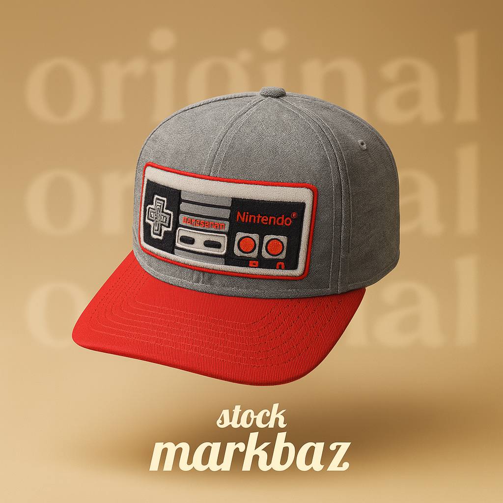 کلاه اسنپ‌بک اورجینال نینتندو با طراحی گیمینگ کلاسیک | مناسب استایل اسپرت و خاص