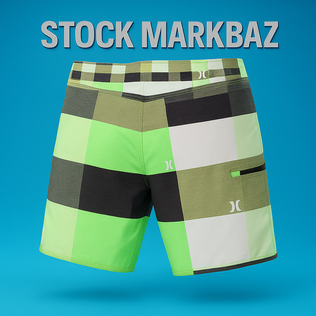 خرید شلوارک هاوایی مردانه اورجینال HURLEY سایز 33 | استوک مارک باز